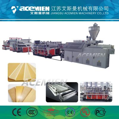 China Durable Foam Plate Making Machine Kitchen Cabinets Furniture PVC WPC Crust for sale