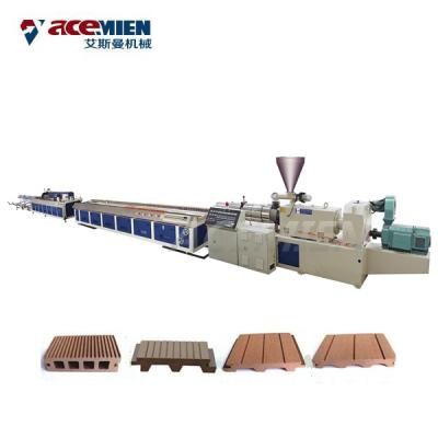 China PE HDPE Door Floor Deck Profile Production Line PC WPC Plastic Wood Durable for sale