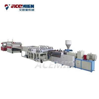 China Celuka Kitchen Cabinets PVC Foam Board Machine , Plate Crust Wpc Board Machine for sale