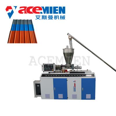 China Pvc Golfdakblad die Machine met Hoog rendementvacuümpomp maken Te koop