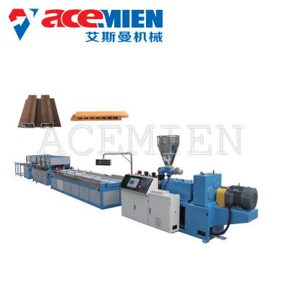 China PVC Door Sheet Wood Plastic Composite Production Line Optional Power Durable for sale