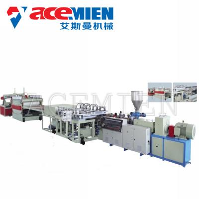 China PVC Foam Boad Plastic Plate Making Machine With Capacity 400kg/H 600kg/H for sale