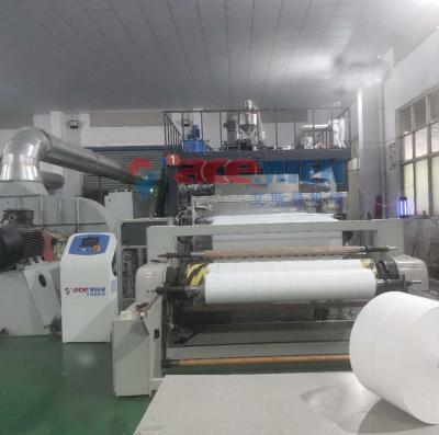 China BFE 99% PPE 5um 60kg/H Meltblown Fabric Making Machine for sale