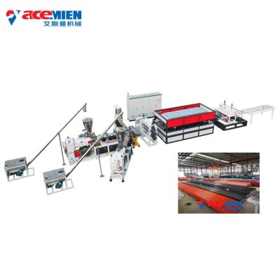 China Highly Intergrated Control PVC ASA Composite Plastic Roofing Sheet Making Machine Te koop