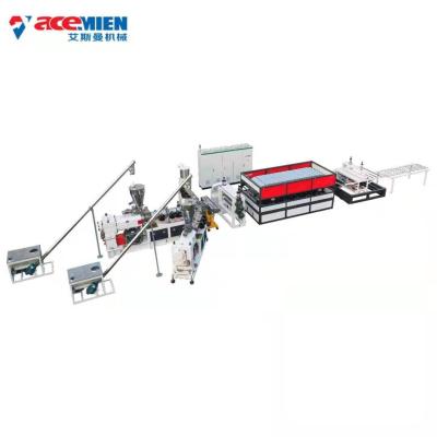 China 3MM PVC ASA Plastic 75kw Corrugated Roof Sheet Making Machine for sale