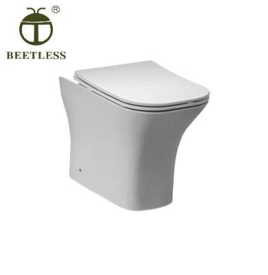 China Double-Flow Washdown WC Toilet Set Floor Recessed Toilet Set for sale