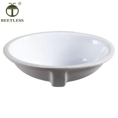 China Modern Cupc Bathroom Rectangular Basin Ceramic Undermount Sink for sale