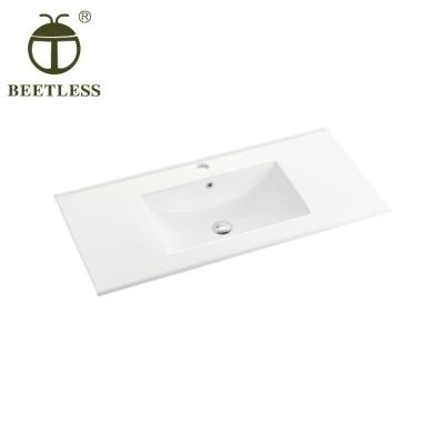 China Easy Clean CE Ceramic Bathroom Sink Bathroom Modern Basin Cabinet Basin for sale