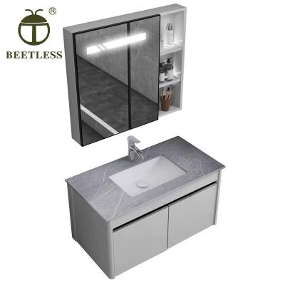 China Bathroom Aluminum Vanity Cabinet Four Seasons Vanity Cabinet Single Bathroom Sink for sale