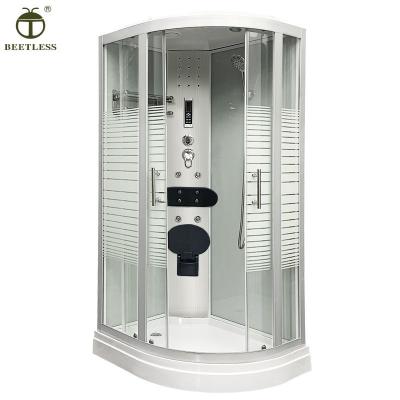 China Hot Selling Steam Sauna Air Steam Sauna Aluminum Alloy Shower Room High Quality All-in-one Home Glass With Frame for sale