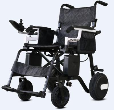 China Electric Wheelchair 20KG Brushless Lightweight Folding With Flip Up Armrest Detachable 100KG Battery for sale