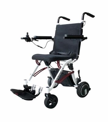 China Ultra Light Folding Electric Wheelchair (with optional remote control) 100KG for sale