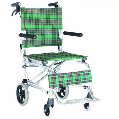 China 9.5KG Airport Transit Folding Aluminum Wheelchair DY019003LABJ for sale