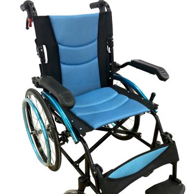 China Aluminum Portable Folding Wheelchair DY01983LAJ for sale