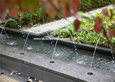 China Bamboo Outdoor Water Fountains For Home With Waterproof Underwater Light for sale