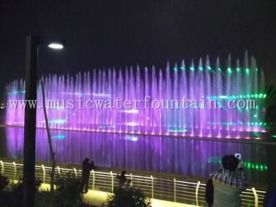 China Program Control Led Light Color Changing Dancing Fountain Modern Water Fountain for sale