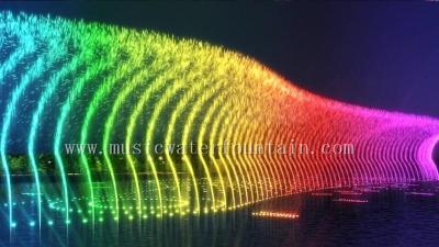 China Bocais tridimensionais que dançam a fonte de água exterior com luz DMX512 à venda