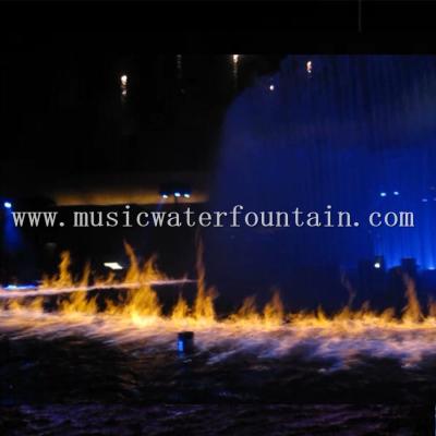 China Fire Mix Water Fountain 20M For Outdoor / Indoor 16000 Lumens Panasonic Projector for sale