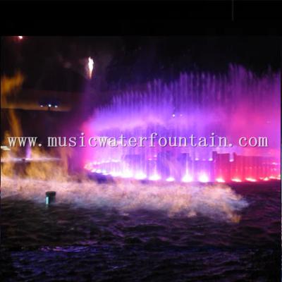 China Custom Outdoor Water Fountain Stainless Steel Fire Water Fountain Features for sale