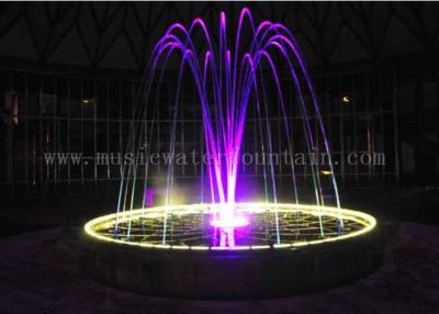 China Características interiores de salto del agua de la fuente del jet del cambio del multicolor para la decoración casera en venta