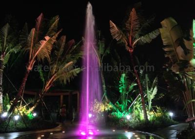 China Vertical Gun Water Jets Musical Water Fountain Multicolored For Lake / Pool for sale