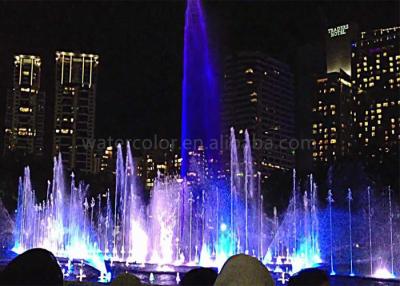 Chine Fontaines d'eau musicales de lumières imperméables de RVB avec l'exposition de fontaine de danse à vendre