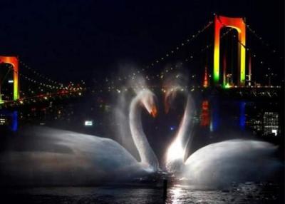 Chine Grands projecteur d'écran d'eau de lac/fontaine écran d'eau avec la projection de laser à vendre