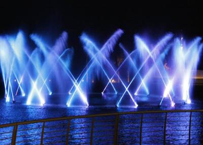 Cina Musica dell'acqua della fontana del regolatore del dmx della fontana con illuminazione principale e CE & iso 19001 Cetification in vendita