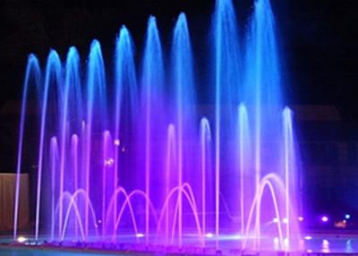 Chine Équipement de fontaine d'eau avec la fontaine d'eau de musique et les lumières menées sous-marines à vendre