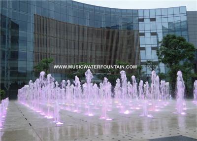 China Outdoor Square Floor Water Fountains With Musical Fountain System for sale