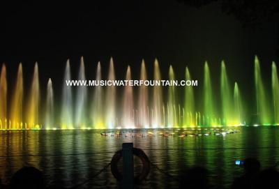 Chine Caractéristiques extérieures de l'eau de lac de fontaines extérieures d'étang à poissons avec la lumière menée pour l'observation à vendre