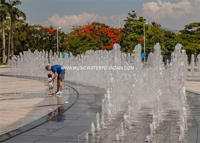 China Características interiores da água das fontes de água do assoalho do parque da água para a criança interativa à venda