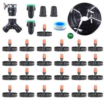 China 25m Family Prodening Adjustable Spray Nozzle Gardultural Set DIY Garden Watering Kit for sale