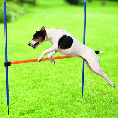 China Safe Viable Pet Bar Jump Agility Device Training Equipment Dog Obstacle Jumping Weave Poles Obstacle Tunnel Jump Tire for sale