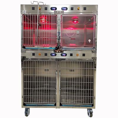 China Hospital Warm Warehouse Pet Cage Recovery Pet Care Heat Preservation Metal Pet Cage Incubator Warehouse Lantern Hot Lantern for sale