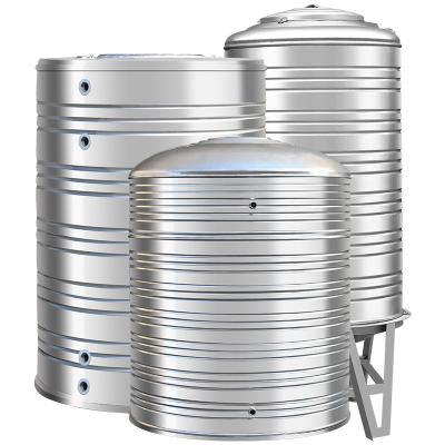 China Hot Selling Food Grade Drinking Water Tank Food Grade 7000 Liter Price Round Stainless Steel Heat Insulation Water Tank for sale