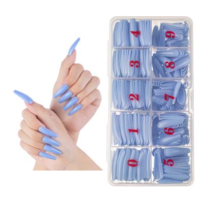 China Hot Selling Design Fashion DIY 24pcs/set Artificial Nails Decorated Stone Press On Nails Supplies For Girls for sale