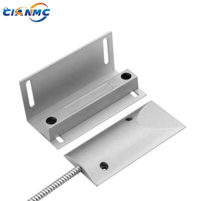 China Zinc-Alloy Normally Open Close Magnetic Wire Sliding Door Contact Home Security Alarm for sale