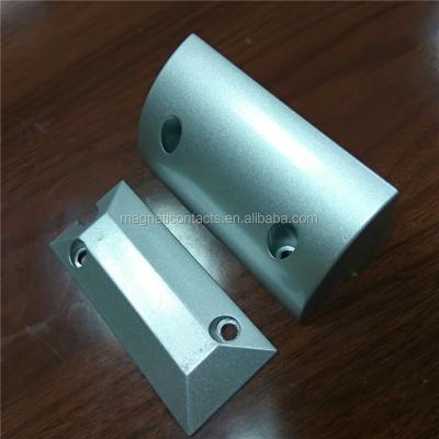 China Zinc-alloy Rolled Security Reed Exterior Magnetic Door Mount Door Magnetic Switch Contact for sale