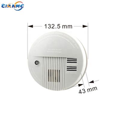 China Smoke and Co Alarm Carbon Monoxide Standalone Smoke Detector with CE/ROHS 130*45mm for sale