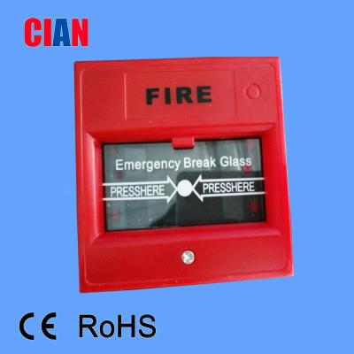 China Personal glass point cut-off manual call fire fighting pull station fire alarm for wholesale for sale