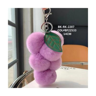 China CLASSIC Purple Plush Ornaments Little Girls Dangle Mini Charm Custom Pendant for sale