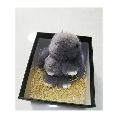 China Long Quality Guaranteed Wholesale Gray Mink Skin Rabbit Accessary unique for sale