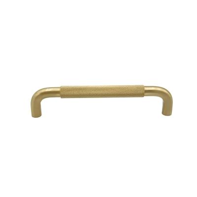 China Modern Brass Gold Knurled Handle,Furniture Handle,Knurled Cabinet Handle Product for sale