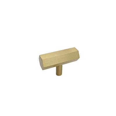 China Modern Furniture hardware cabinet kitchen solid brass drawer handle, cabinet drawer hardware european-style handle products for sale