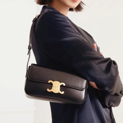 China Other Famous Brands Luxury Genuine Leather Diagonal Lock Solid Color Ladies Small Square Bag Shoulder Bag Travel Pinch For Female for sale