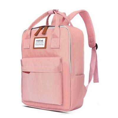 China OEM Anti-theft Logo Lovely Young Girls Custom Doulbe Shoulder Laptop Compartment College Bagpacks Travel Backpack 15.6 Inch for sale