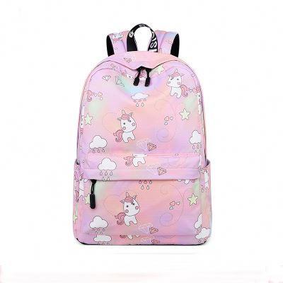 China Lovely High Quality Anti-theft Cartoon Kids Unicorn Waterproof Animal Printed Teenager School Backpack Daily Backpack for Girls and Boys for sale