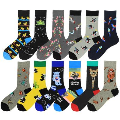 China Unique Creative Designer Street Viable High Quality Fashionable Style Quentin Dropshipping Hot Sale Mens Novelty Ins Crew Hip Hop Socks for sale