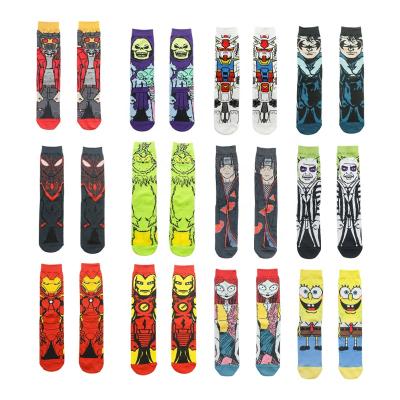 China Trendy Wholesale Unisex Quentin's Funny Novelty Men's Comics Cartoon Socks Dropshipping Custom New Mens Designer Happy Viable Character for sale